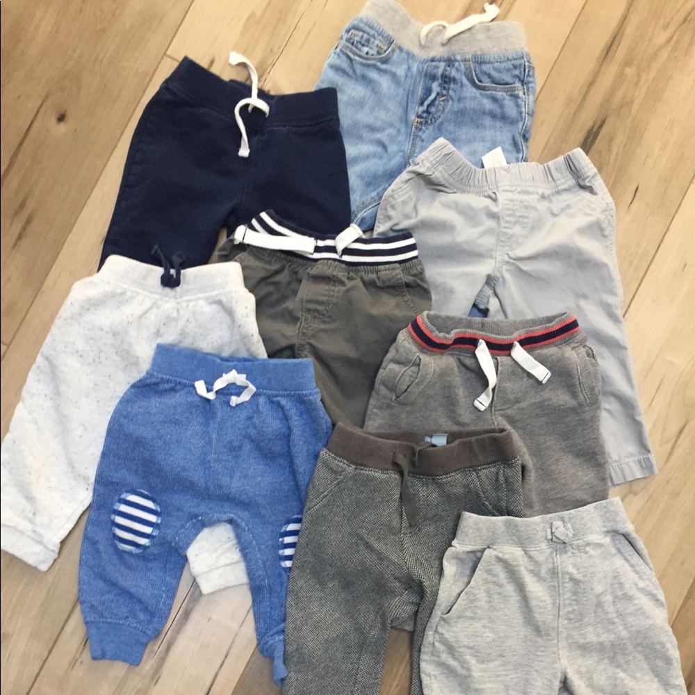 Lot of 12 month boy pants.